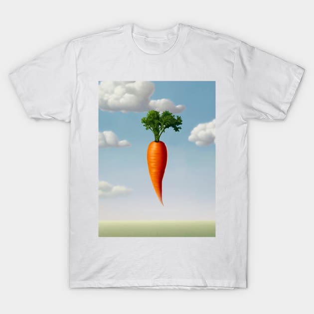 The Dangled Carrot: I Dwell in Possibility by Emily Dickinson T-Shirt by Puff Sumo